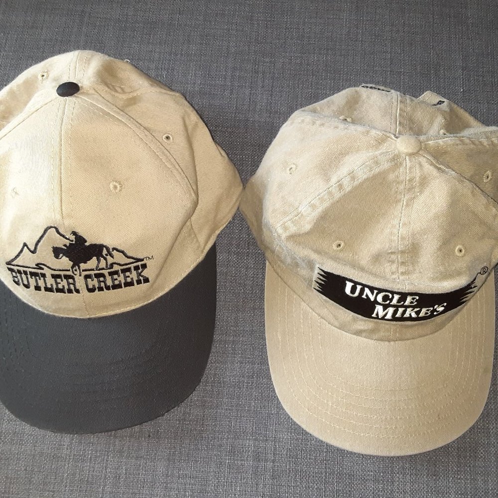 2 Caps: Butler Creek, Uncle Mikes* Hunt Better Shoot Better * MIL/LE * Duty Gear